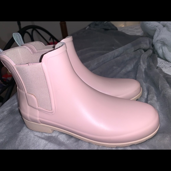 Hunter Chelsea boots baby pink - Picture 1 of 6